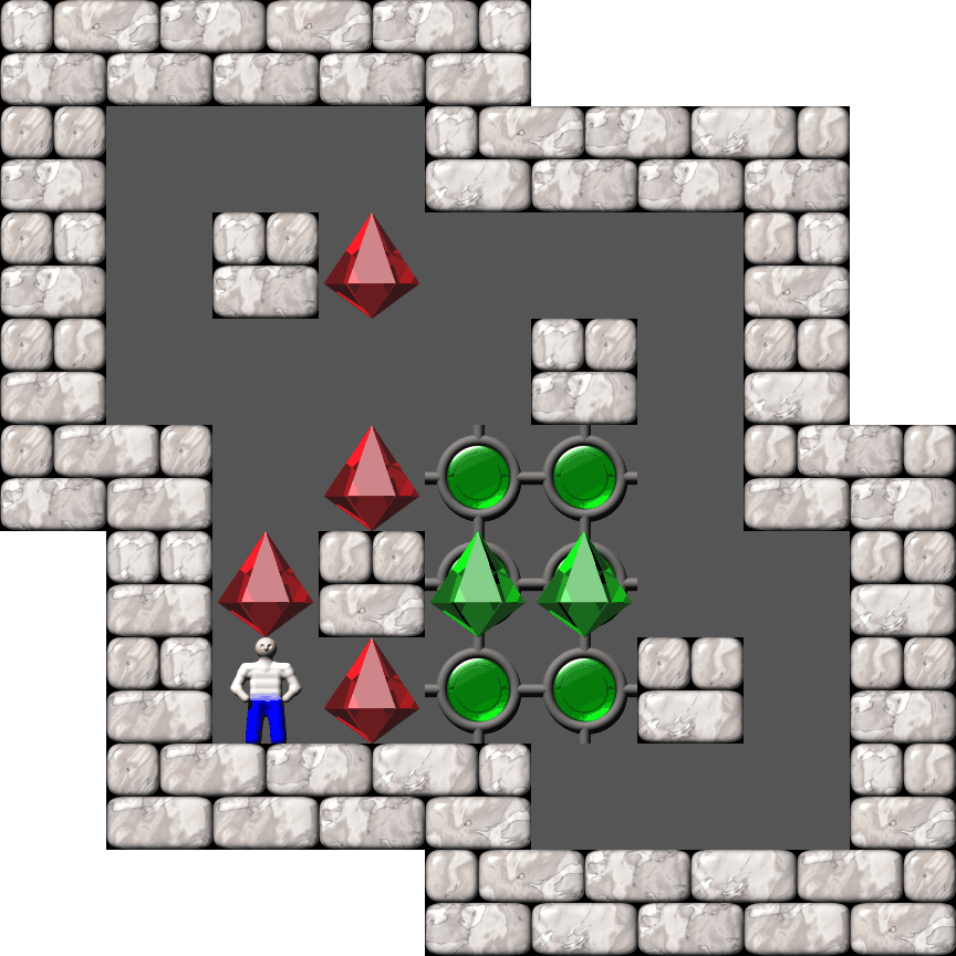 Sokoban Kevin 16 level 71